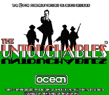 Untouchables, The (USA) (Rev 2) screen shot title